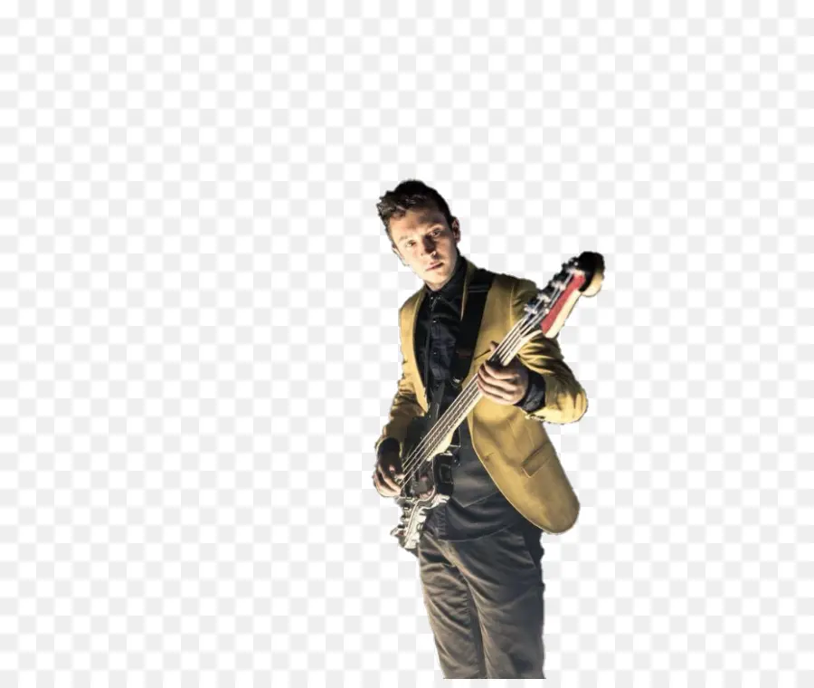 Homem Com Guitarra，Baixo PNG