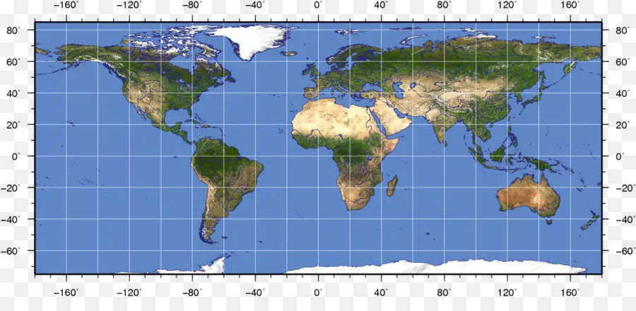 Mapa Mundial，Continentes PNG