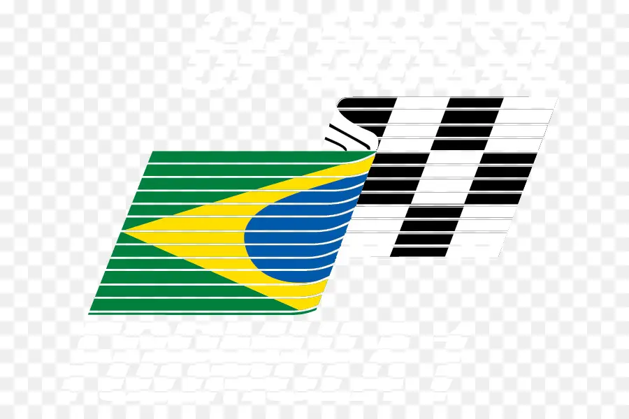 Bandeira Do Brasil E Bandeira De Corrida，Brasil PNG