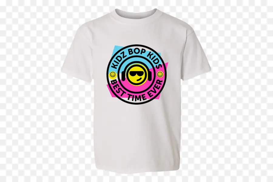 Camiseta Kidz Bop，Branco PNG