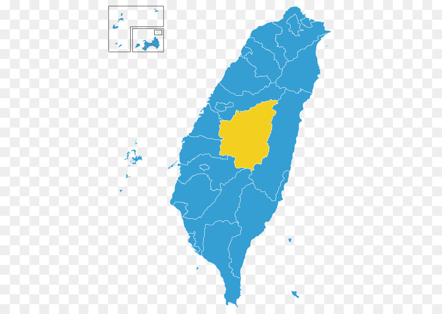 Mapa De Taiwan，País PNG