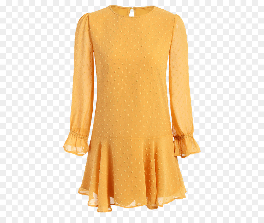 Vestido，Amarelo PNG