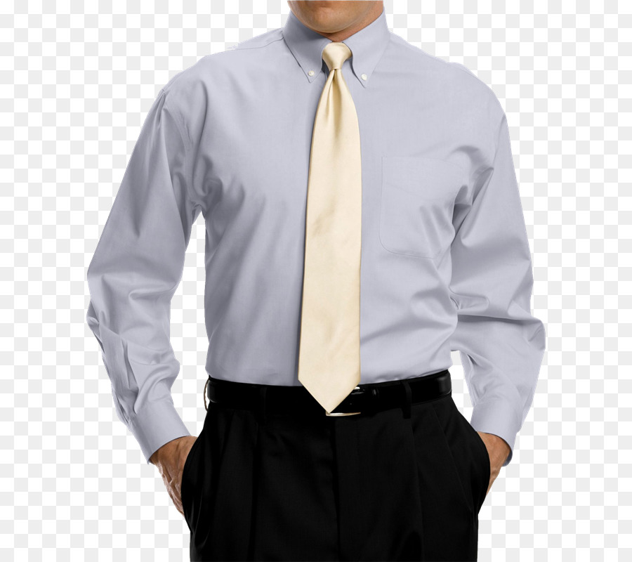 Camisa Branca E Gravata，Formal PNG