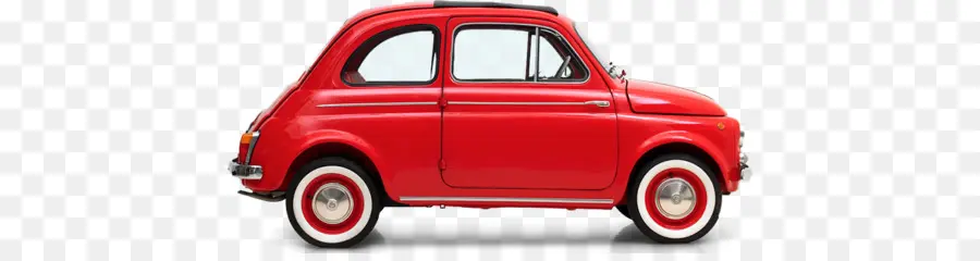 Carro Vermelho，Vintage PNG