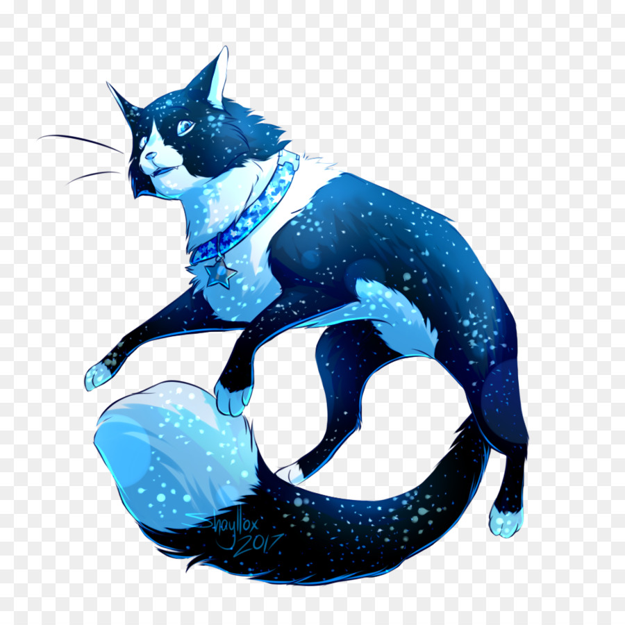 Gato，Azul Cobalto PNG