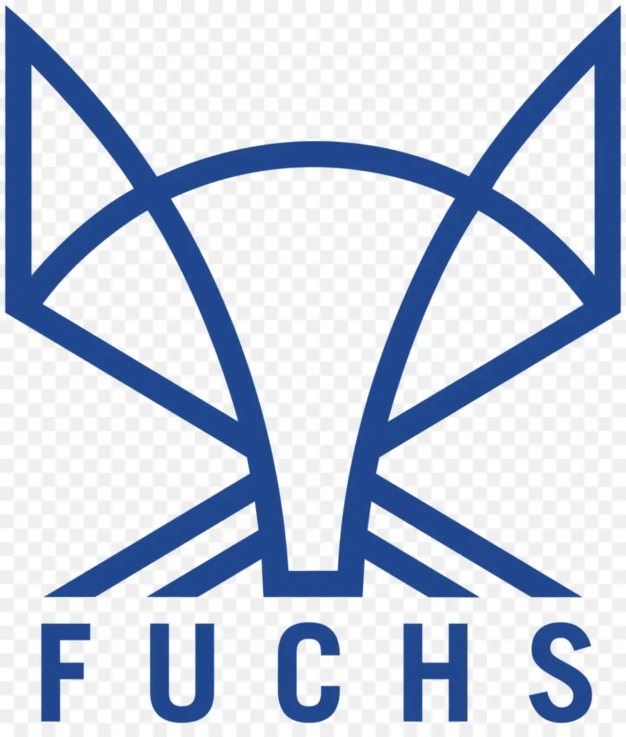 Fuchs Logo，Azul PNG