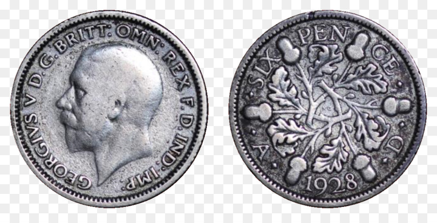 Moeda，Sixpence PNG