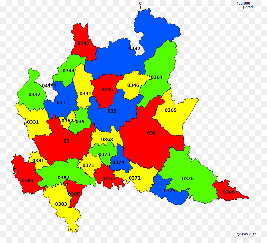 Mapa Colorido，Regiões PNG