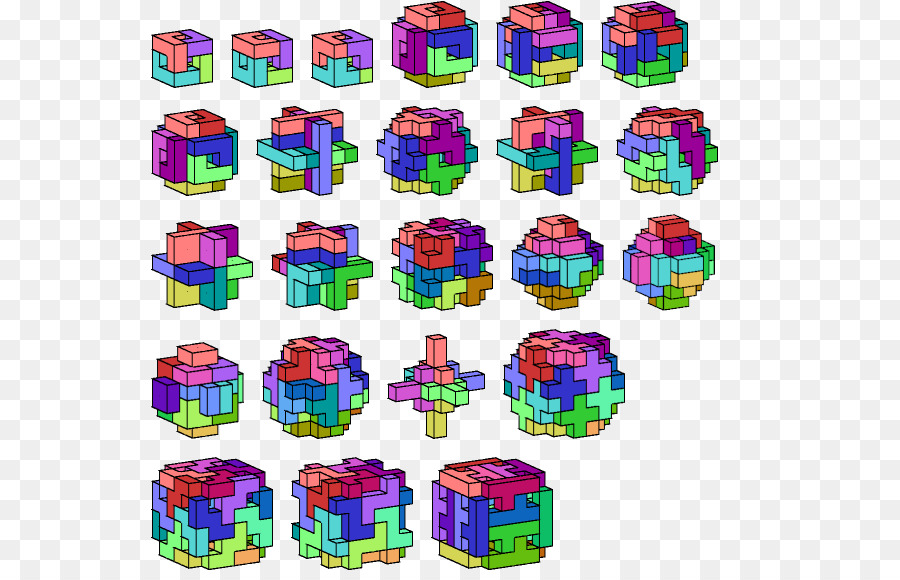 Polycube，Cubo PNG