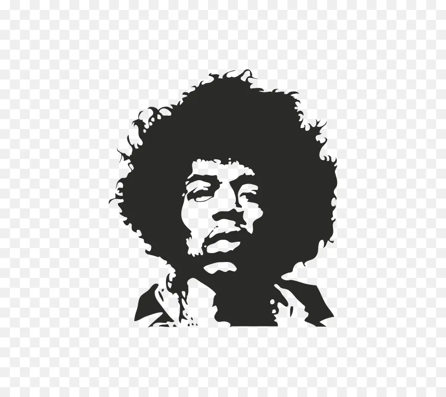 Jimi Hendrix，Decalque PNG