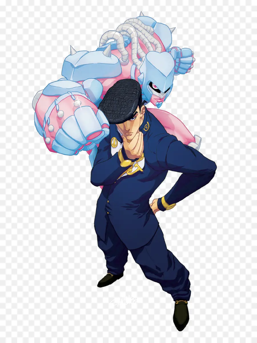 Josuke Higashikata，Jotaro Kujo PNG