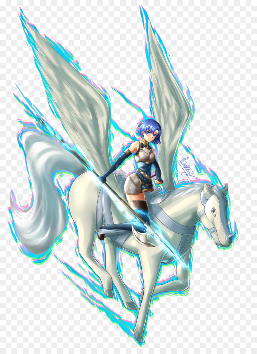 Fire Emblem Ecos Sombras Da Valentia，Catria Cavalo PNG