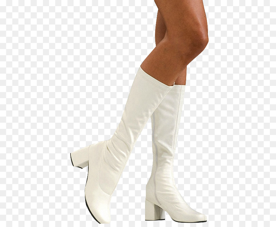 Botas Brancas，Na Altura Do Joelho PNG