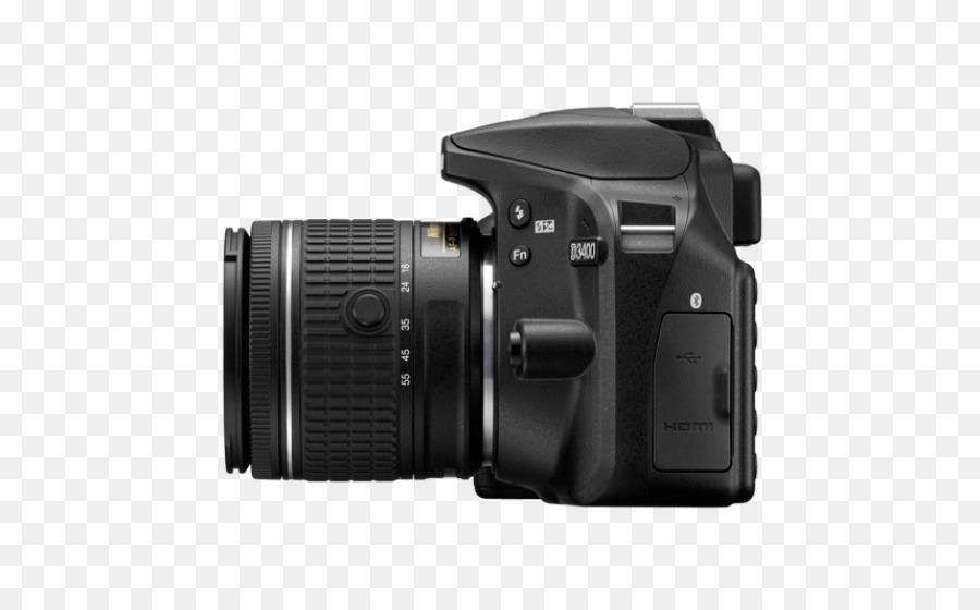 Nikon D3400，Canon Efs 1855mm Lente PNG