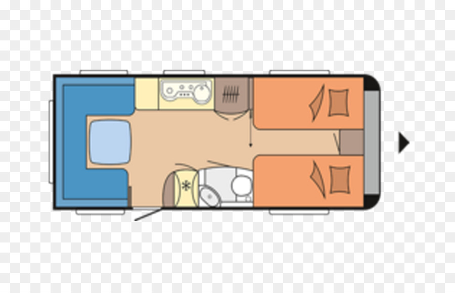 Layout De Caravana，Interior PNG