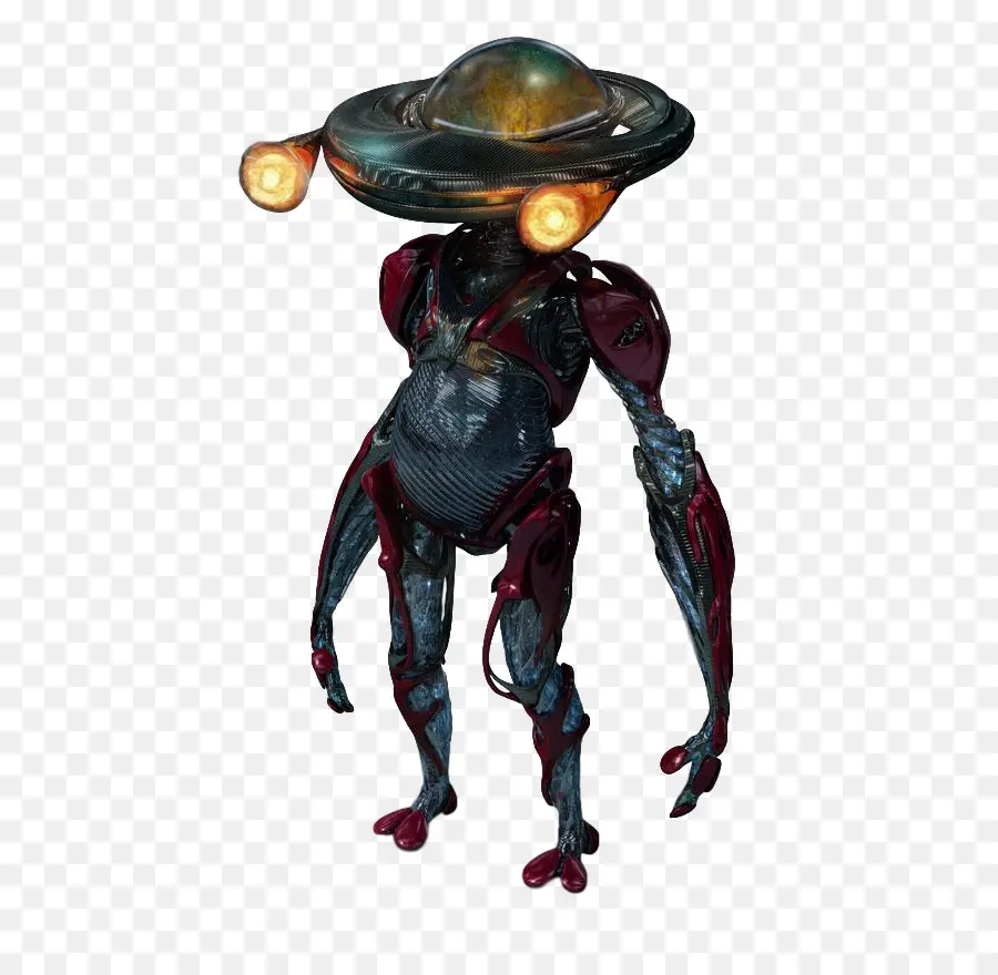 Alien Com Cabeça De Ovni，Extraterrestre PNG