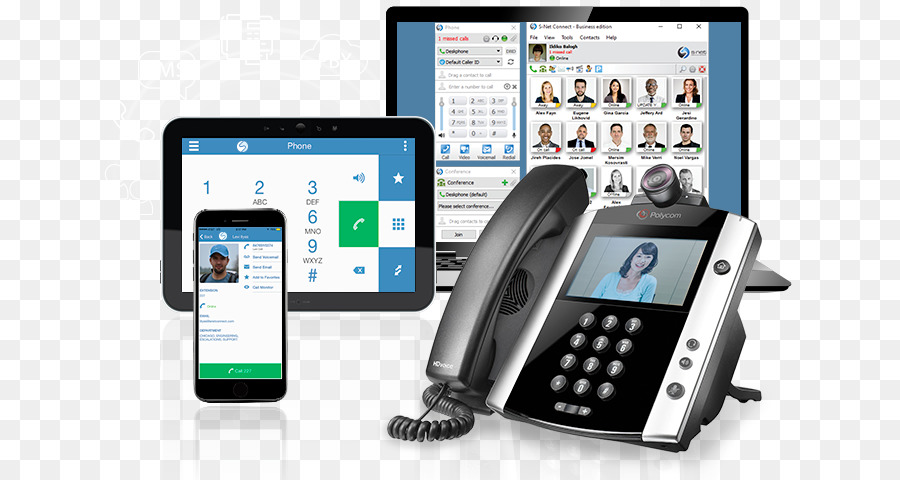 Telefone Voip，Polycom PNG