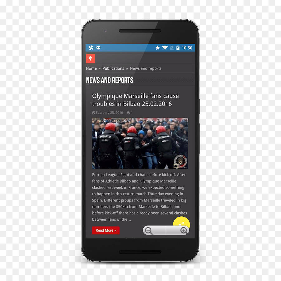 Smartphone，Exibir Publicidade PNG