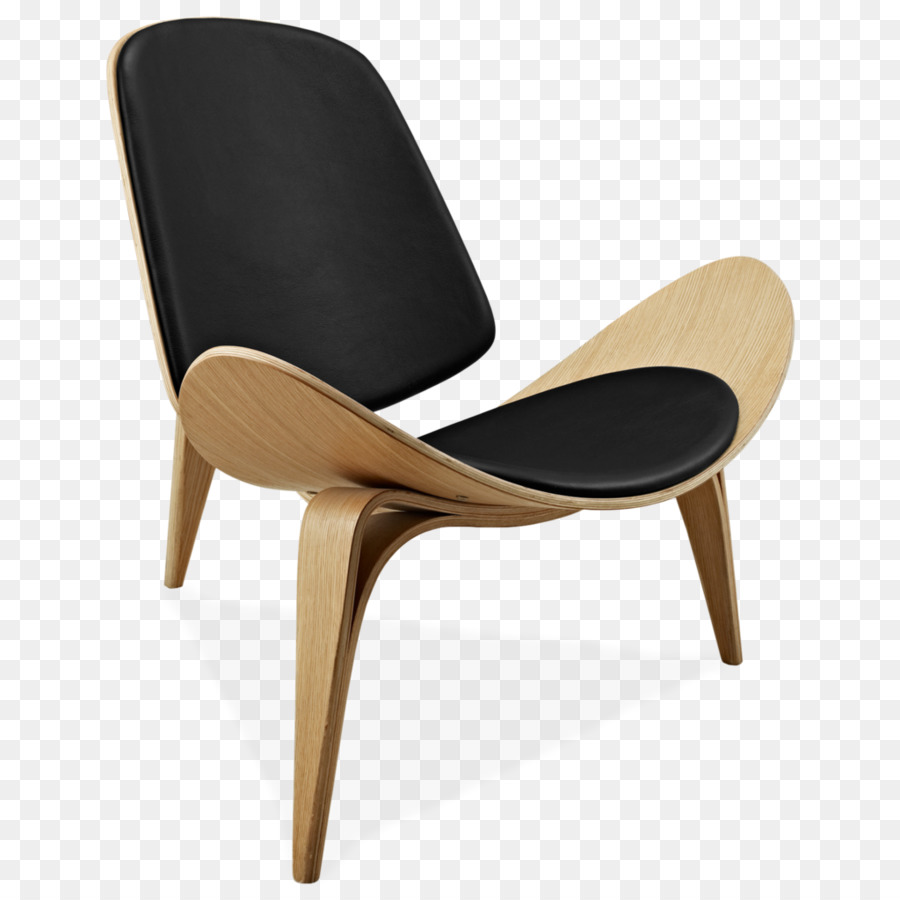 Eames Lounge Chair，ébano De Couro Falso D8507 PNG