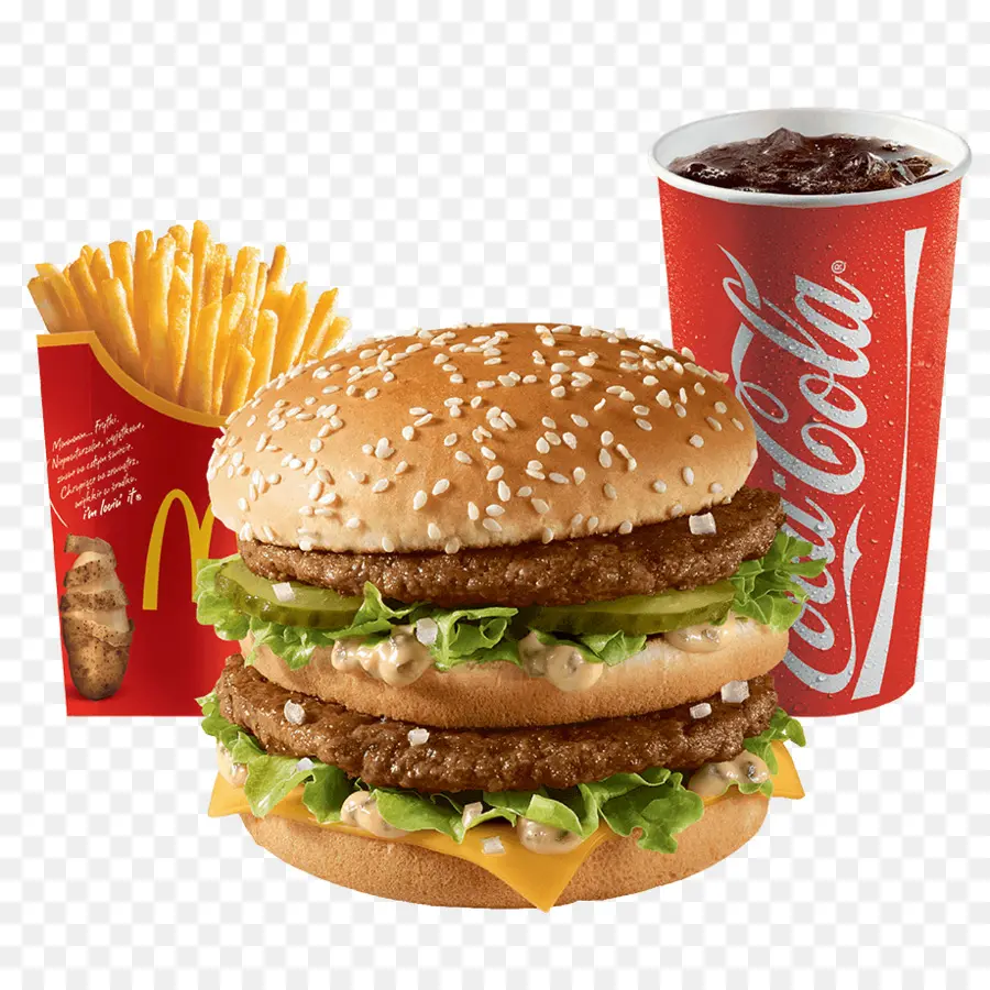 Big Mac Mcdonald S，Comida Rápida PNG