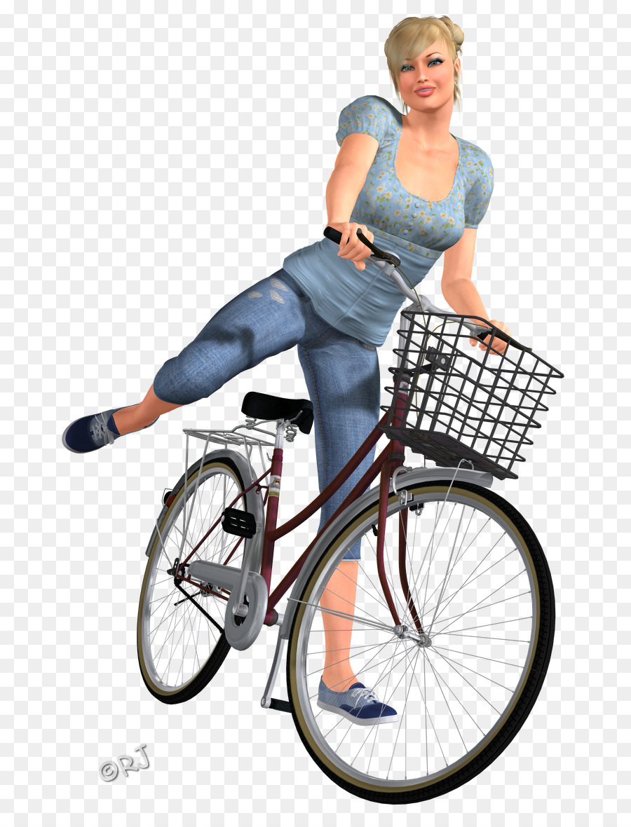 Mulher Na Bicicleta，Ciclismo PNG