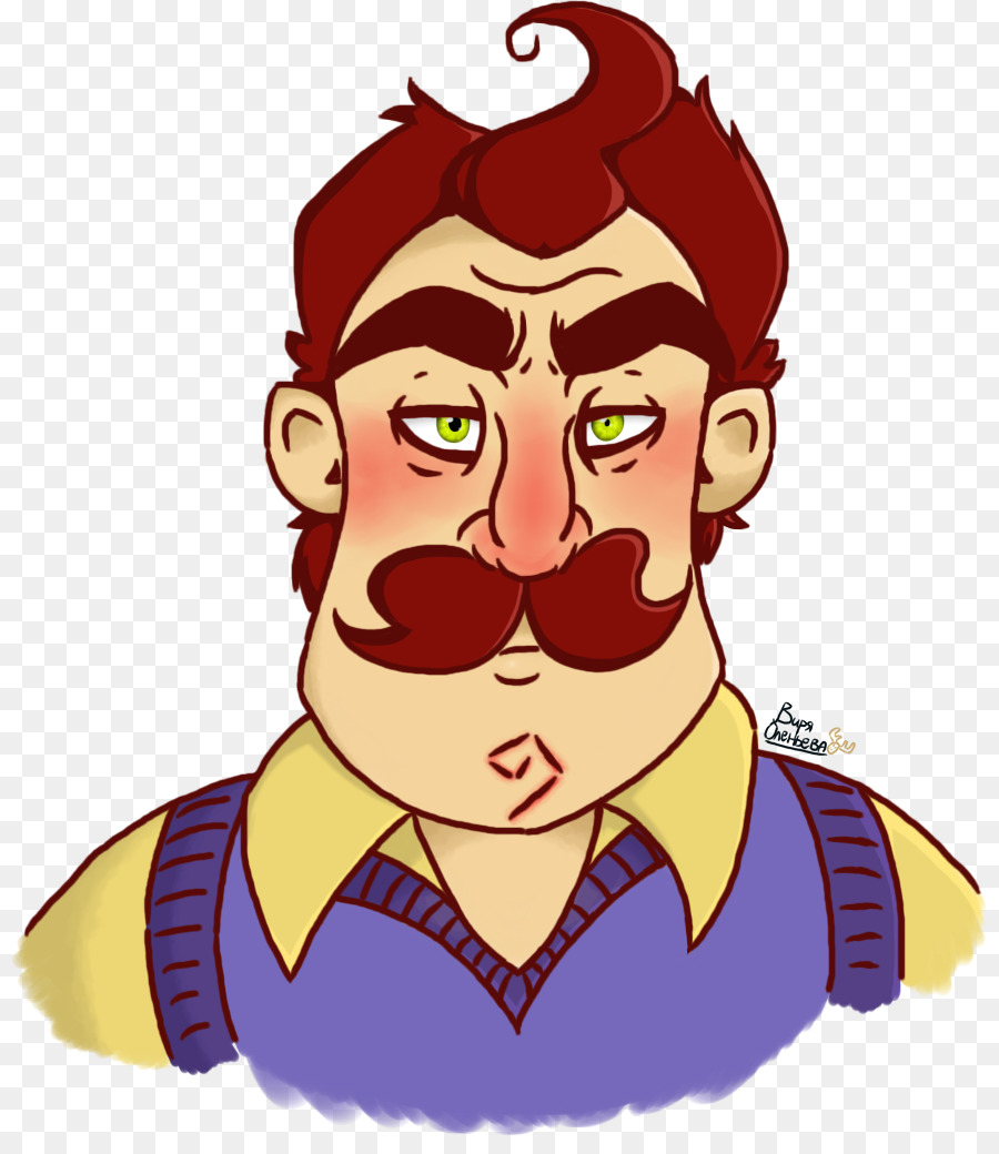 Homem Dos Desenhos Animados，Bigode PNG