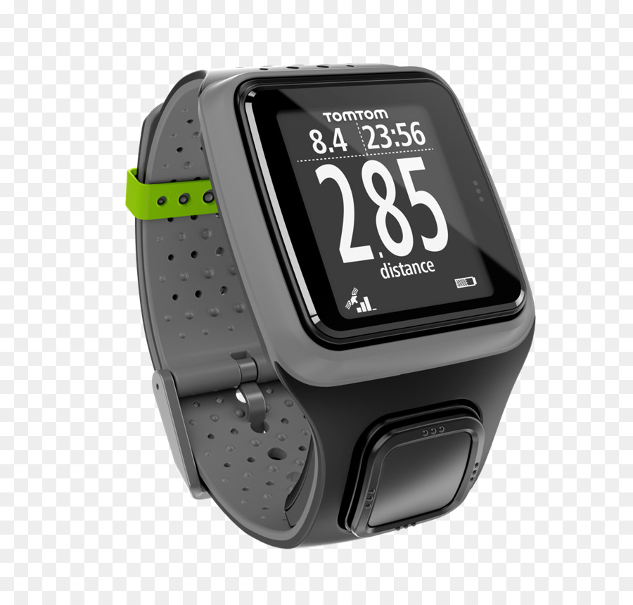 Smartwatch Preto E Verde，Vestível PNG