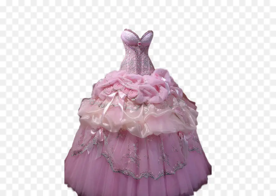 Vestido Rosa，Vestido PNG