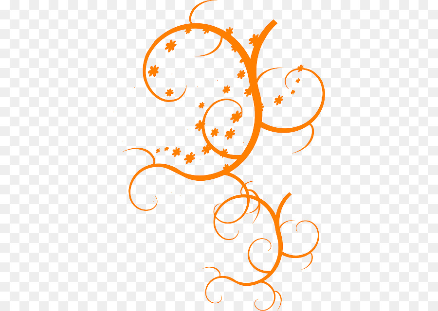 Desenho Floral，Redemoinho PNG