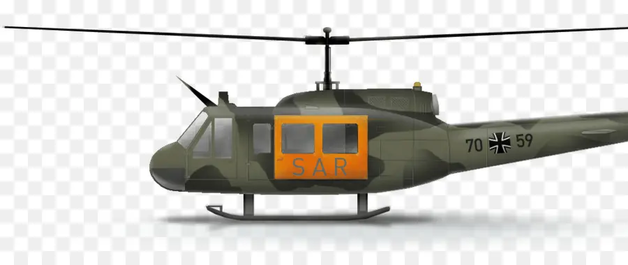 Bell Uh1 Iroquois，Rotor De Helicóptero PNG