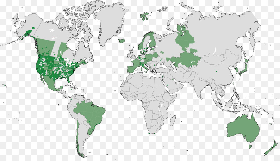 Mapa Mundial，Países PNG