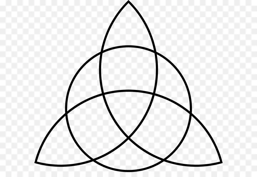 Símbolo Triquetra，Céltico PNG