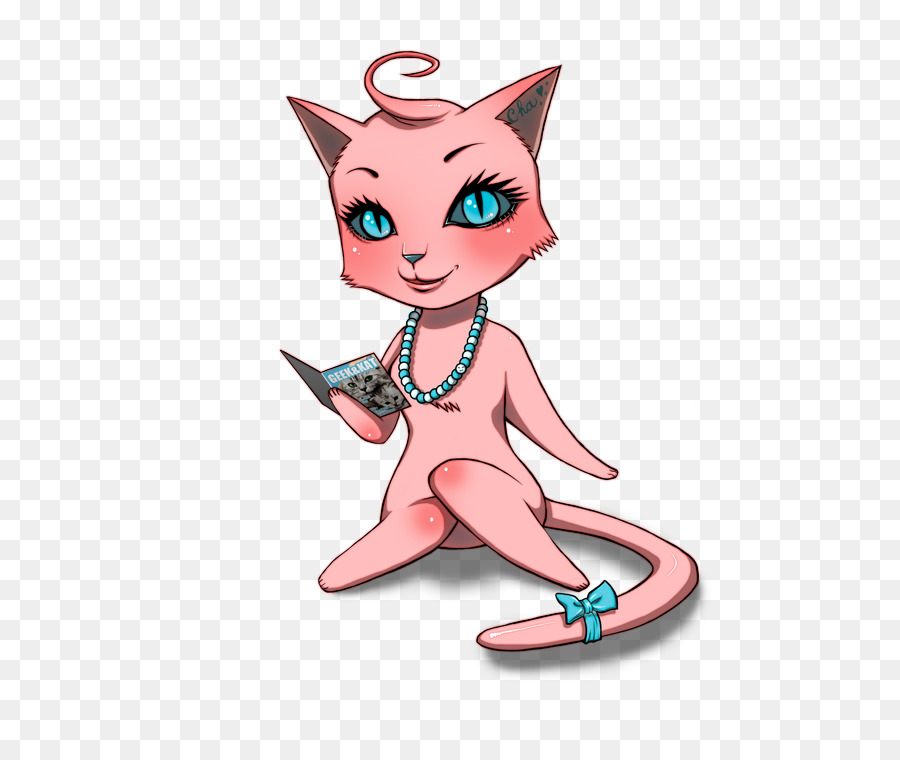 Gato Rosa，Bonitinho PNG