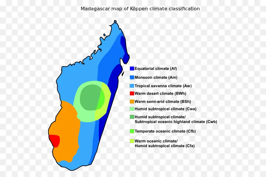 Mapa Climático De Madagáscar，Clima PNG