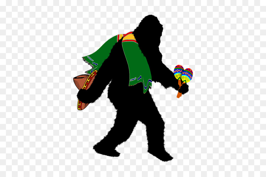 Bigfoot，Silhueta PNG