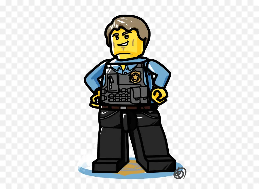 Figura Lego，Polícia PNG