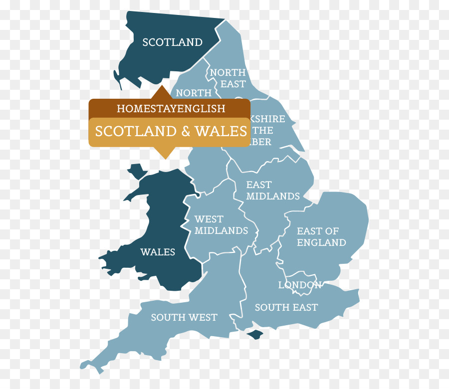 Mapa Da Escócia E País De Gales，Regiões PNG