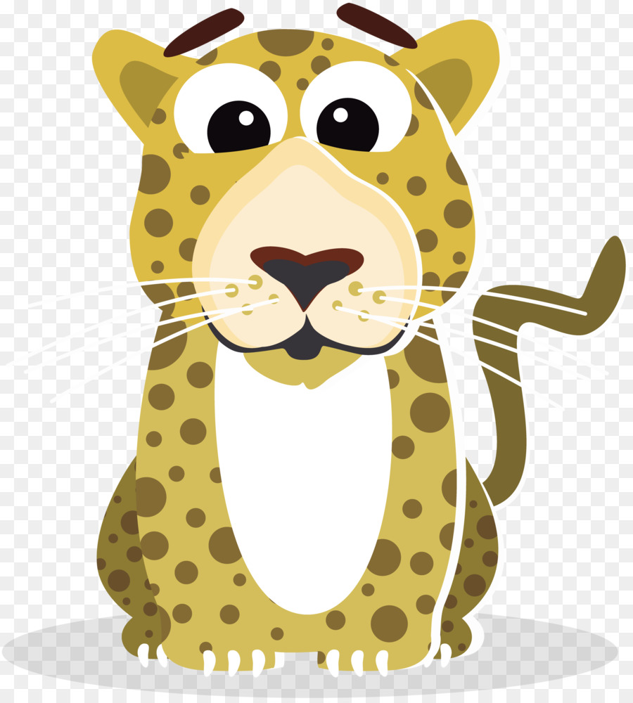 Leopardo Dos Desenhos Animados，Pontos PNG