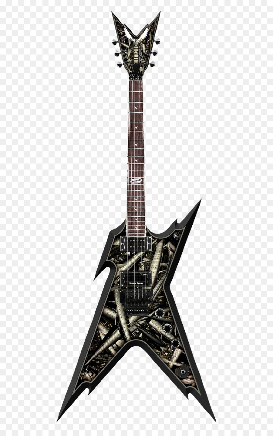 Dean Razorback，Dean Dimebag Razr Série Razorback Guitarra Elétrica PNG