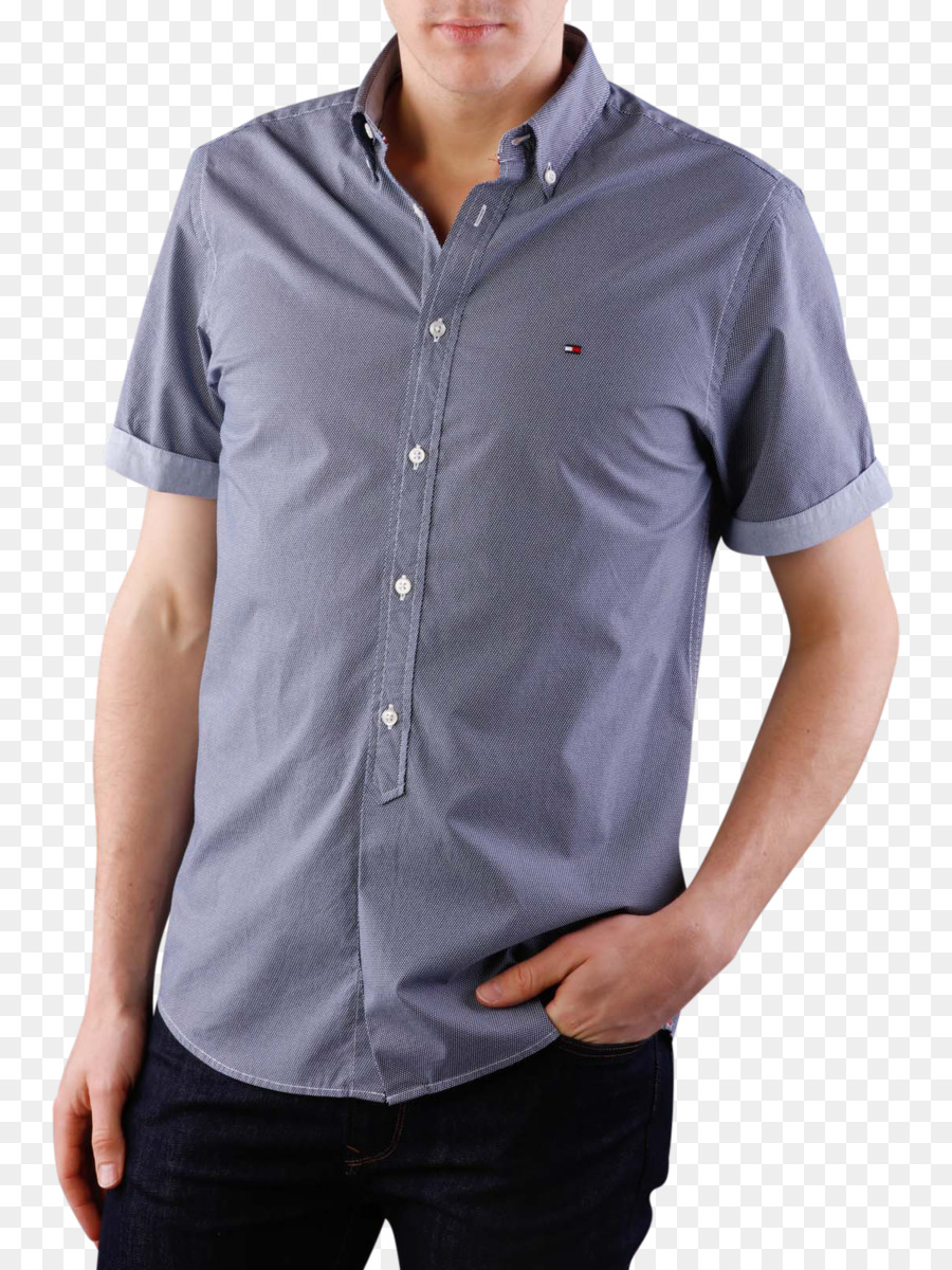 Camisa，Azul PNG