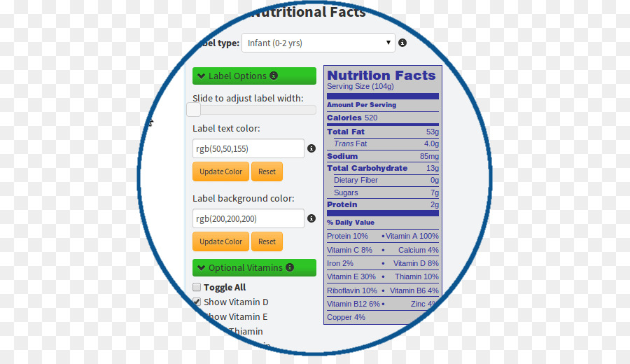 Suplemento Alimentar，Rótulo De Informação Nutricional PNG