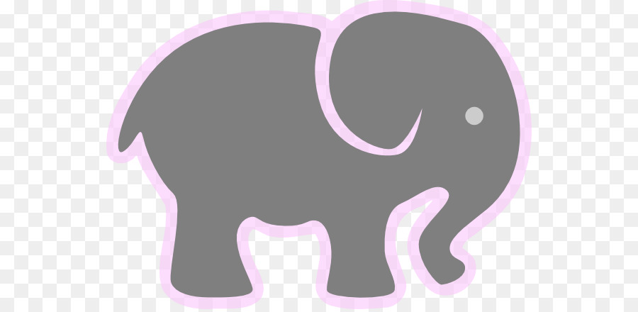 Silhueta，Elefante PNG