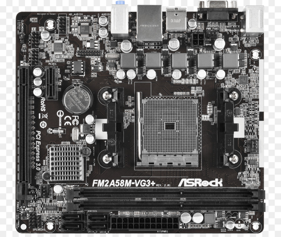 A Asrock Fm2a58mvg3，Socket Fm2 PNG