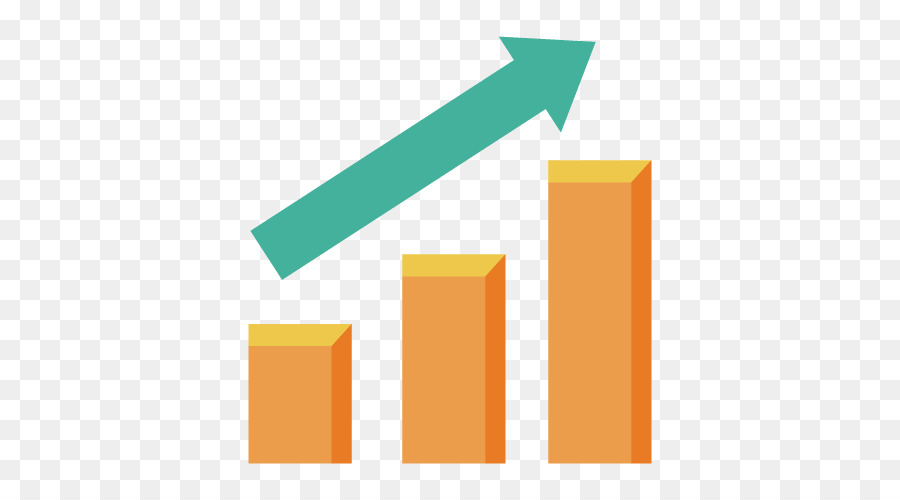 Seta Verde Para Cima Com Gráfico De Barras，Crescimento PNG