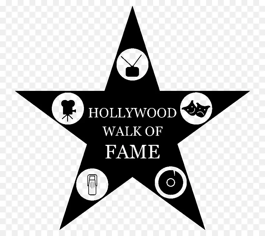 Estrela Da Calçada Da Fama De Hollywood，Hollywood PNG