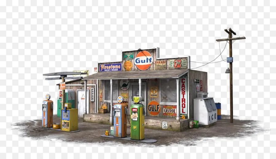 Estação De Enchimento，Gasolina PNG