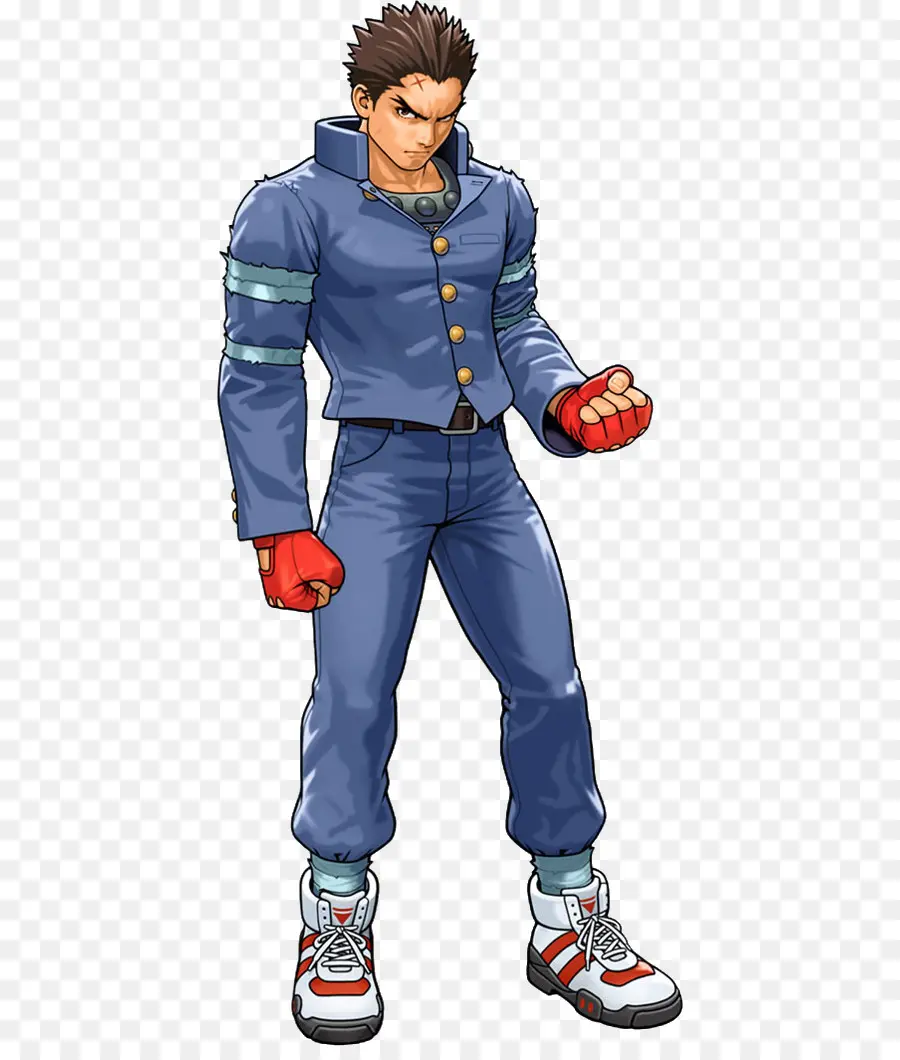 Personagem Animado，Roupa Azul PNG