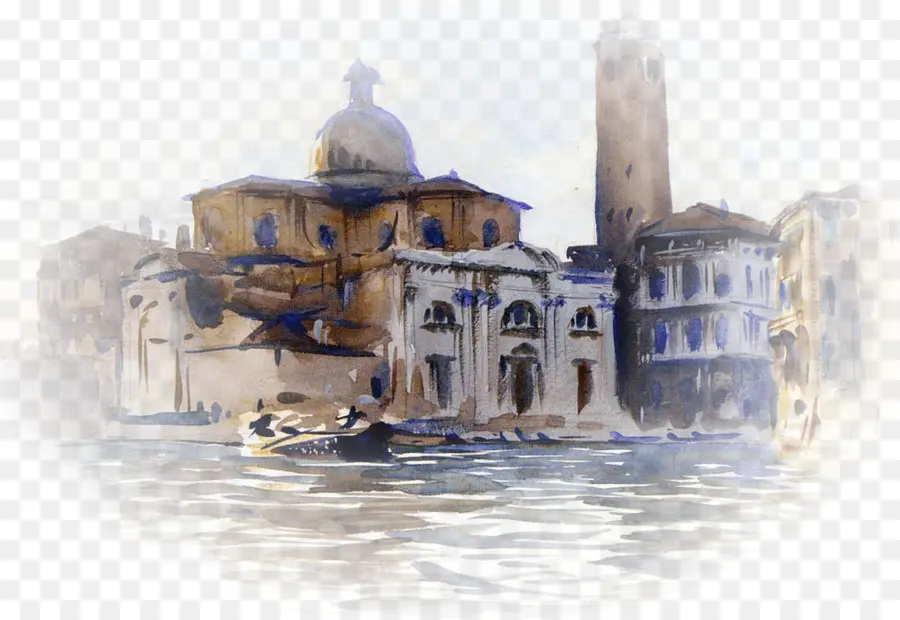 Palazzo Labbia Veneza，Reprodução Da Pintura A óleo PNG
