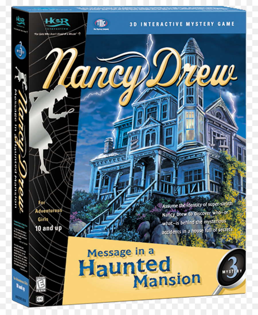 Nancy Drew Mensagem Em Uma Mansão Assombrada，Nancy Drew PNG