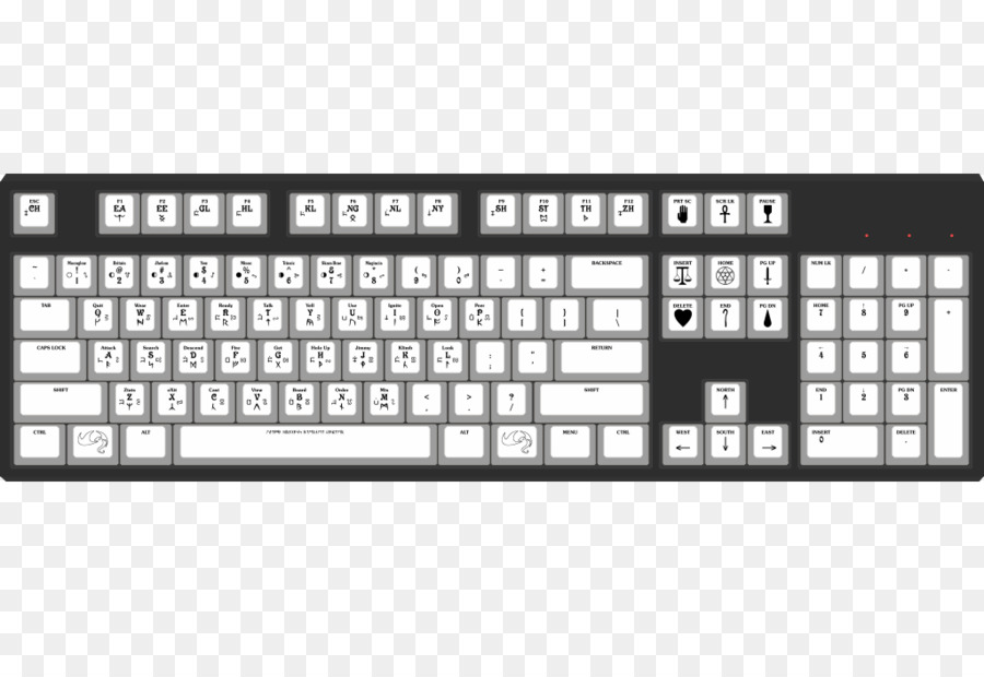 Teclado，Chaves PNG